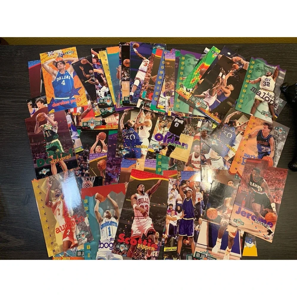 70 Card Vintage 90s NBA Jam Session Lot! Webber,  Pippen,  Mookie,‎ And More!